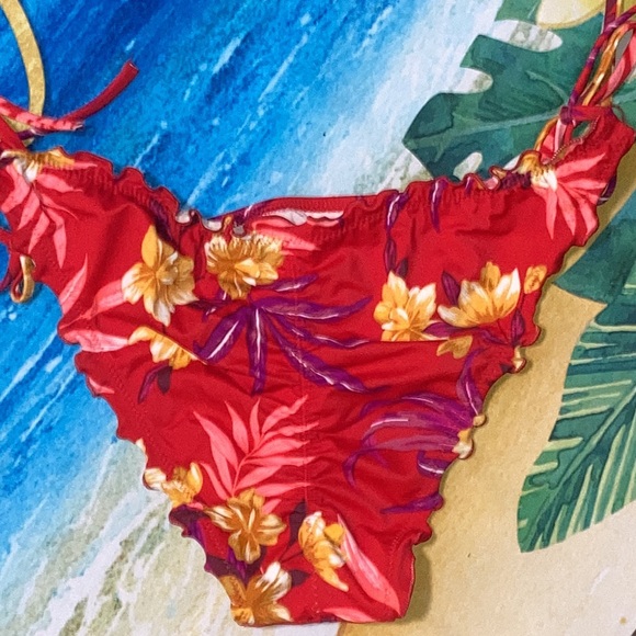 Shade & Shore Tropical Bikini   Size M - Picture 3 of 4